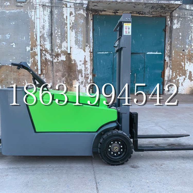 麻山区小型电动叉车1吨2吨步行站驾式电瓶堆高充电装卸车液压升降车铲车